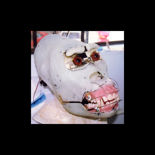 Animatronic gorilla mask made as a student at Make-up Designory school