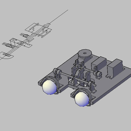 Advanced eye mechanism CAD design